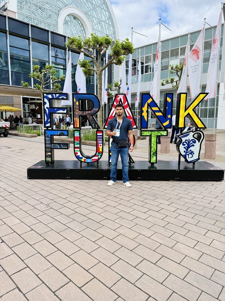 Dario Villescas at IFFA in Frankfurt, Germany
